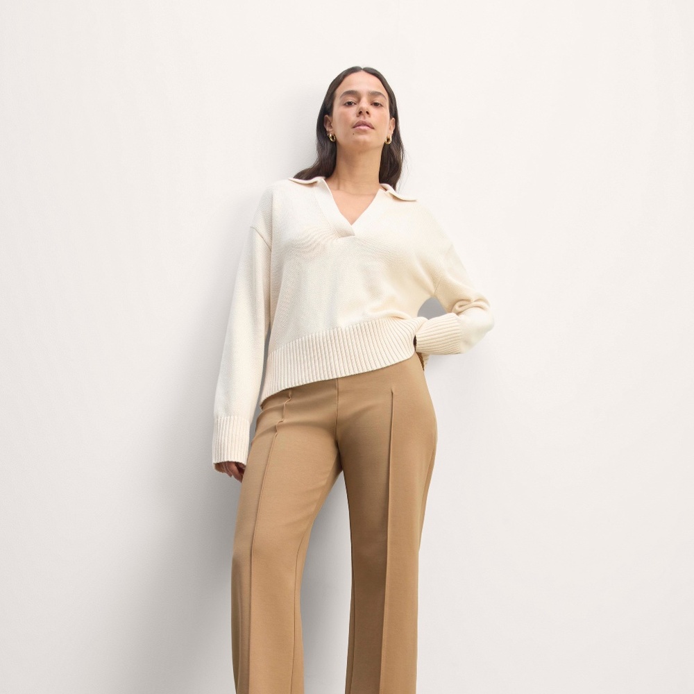 Everlane Women's Dream Trouser in Brown, Size Large